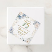 Étiquettes Cadeau Custom 75th Birthday Favor Tag (En situation)