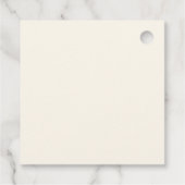 Étiquettes Cadeau Custom 75th Birthday Favor Tag (Dos)