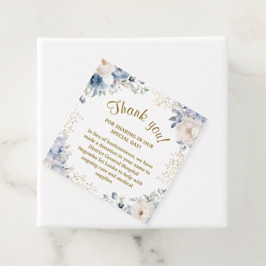 Étiquettes Cadeau Custom 75th Birthday Square (En situation)