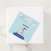 Étiquettes Cadeau Custom Baby Bib (En situation)