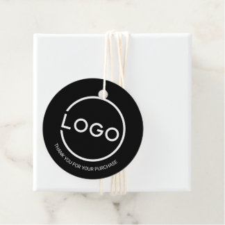 Étiquettes Cadeau Custom Business Logo Thank You