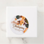 Étiquettes Cadeau Custom Business Thanksgiving Beau Citrouille (En situation)