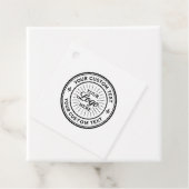 Étiquettes Cadeau Custom Logo Personalized Business Branding Seal (En situation)
