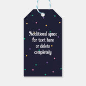 Étiquettes-cadeau CUSTOM Mardi Gras Theme Party Fun perles festives (Dos)