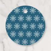 Étiquettes Cadeau Custom name and text Merry Christmas snowmen (Dos)