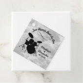 Étiquettes Cadeau Custom Name Rock & Roll Drummer Wedding Drum Kit (En situation)