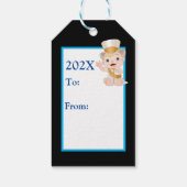 Étiquettes-cadeau Custom New Year (Dos)