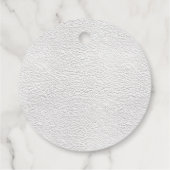 Étiquettes Cadeau Customisable Christmas Festive Floral Wreath (Dos)