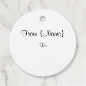 Étiquettes Cadeau Customise-Le ! (Devant)