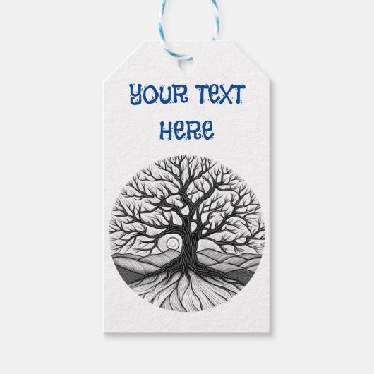 Étiquettes-cadeau Customisez votre arbre de vie (Devant)