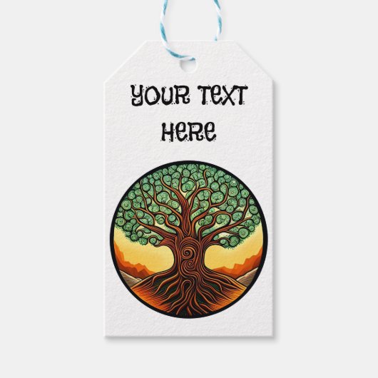 Étiquettes-cadeau Customisez votre arbre de vie (Devant)