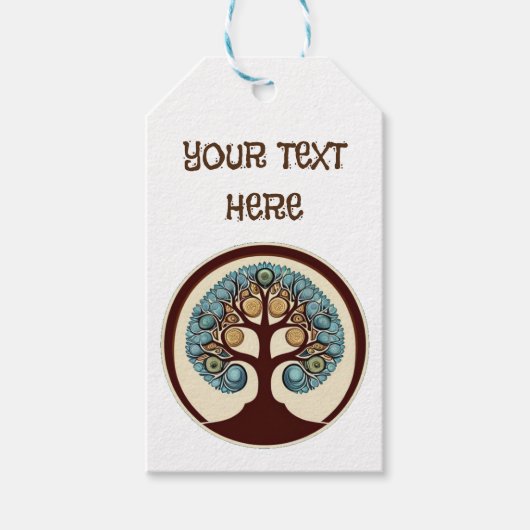 Étiquettes-cadeau Customisez votre arbre de vie (Devant)