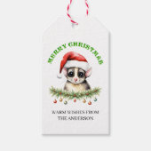 Étiquettes-cadeau Customizable Christmas Aussie Sugar Glider (Devant)