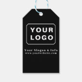 Étiquettes-cadeau Customized Your Logo Stylish Minimal Business logo (Devant)