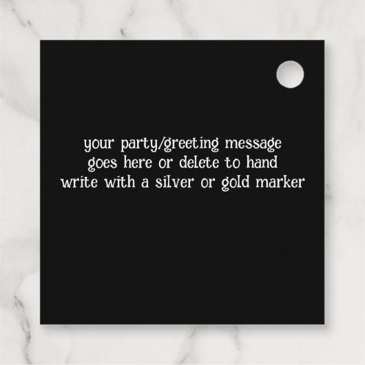 Étiquettes Cadeau Cute Aquarelle Maison Hantée Halloween (Dos)