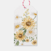 Étiquettes-cadeau Cute Baby shower d'ours de miel Merci (Dos)