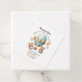 Étiquettes Cadeau Cute Bearly Wait Twins Baby shower Merci (En situation)