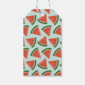 Étiquettes-cadeau Cute Blue Watermelon School Salle de classe Valent (Dos)