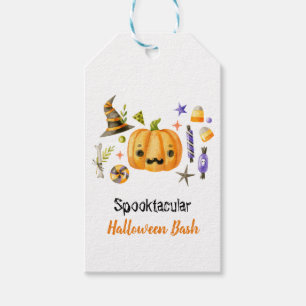 Étiquettes-cadeau Cute Boo Citrouille Spooktacular Halloween Bash Pa