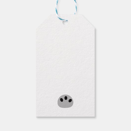 Étiquettes-cadeau Cute chat (Dos)