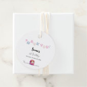 Étiquettes Cadeau Cute Chat 1er anniversaire (En situation)