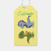 Étiquettes-cadeau Cute Dinosaur Paire Thunder_Cove (Dos)