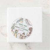 Étiquettes Cadeau Cute Dragon 1ère fête d'anniversaire (En situation)