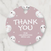 Étiquettes Cadeau Cute Éffrayant Un Halloween Fille 1er Anniversaire (Devant)