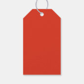 Étiquettes-cadeau Cute Gingerbread Man with Santa Hat -  (Dos)