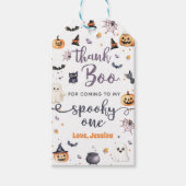 Étiquettes-cadeau Cute Halloween Fantôme 1er anniversaire (Devant)