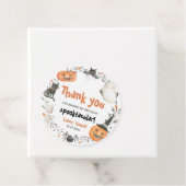 Étiquettes Cadeau Cute Halloween Ghost Spooktacular Anniversaire (En situation)