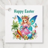 Étiquettes Cadeau Cute Happy Easter Fairy Customizable  (Devant)
