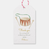 Étiquettes-cadeau Cute Hello Baby Baby shower de canard (Dos)