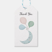 Étiquettes-cadeau Cute Kawaii Crescent Moon (Devant)