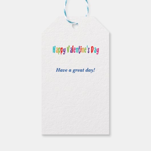 Étiquettes-cadeau Cute Kids Valentines Day Classroom Dinosaur (Dos)