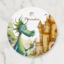 Cute Knight Dragon Castle Anniversaire Fête Enfant