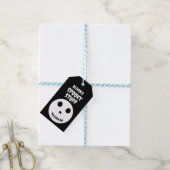 Étiquettes-cadeau Cute Noir Éffrayant Stuff Enfants Halloween Crâne (Avec de laficelle)