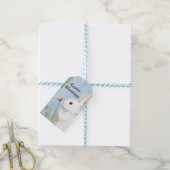 Étiquettes-cadeau Cute Pastel Bunny Pâques (Avec de laficelle)