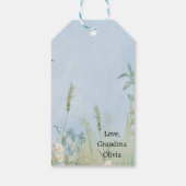 Étiquettes-cadeau Cute Pastel Bunny Pâques (Dos)