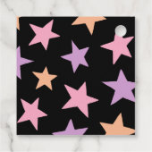 Étiquettes Cadeau Cute Pastel Crâne Halloween Anniversaire Nom (Dos)