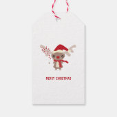 Étiquettes-cadeau Cute Reindeer (Dos)