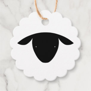 Étiquettes Cadeau Cute Sheep