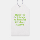 Étiquettes-cadeau Cute Sushi Enfants 1er anniversaire (Dos)