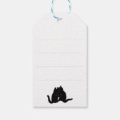 Étiquettes-cadeau Cute Valentine chatons (Dos)