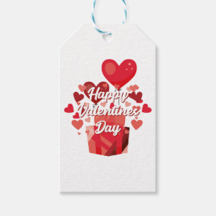 Étiquettes-cadeau Cute Valentine Love Hearts