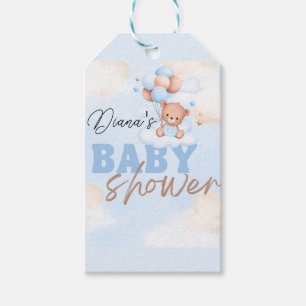 Étiquettes-cadeau Cute Woodland Animaux Rustic Greenery Baby