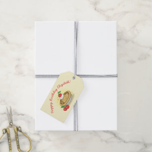 Étiquettes-cadeau Cutie Pie Anniversaire Fête Enfants Cherry