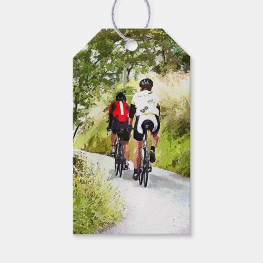 ÉTIQUETTES-CADEAU CYCLISME (Devant)