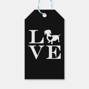 Étiquettes-cadeau Dachshund Cadeau Dixie Wiener Doxie Dackel