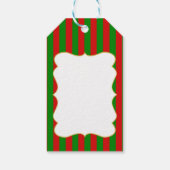 Étiquettes-cadeau Dachshund Cartoon de Noël Snowflakes (Dos)